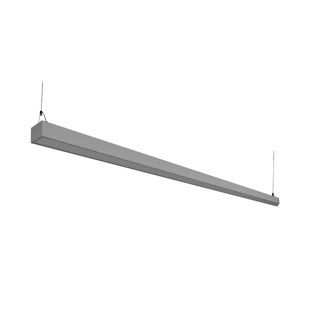8' LED Suspended Up & Down Light, 100W, 13000lm, 120-277V, 3CCT Selectable 3000K/4000K/5000K, 0-10V Dimmable, 100°, C...