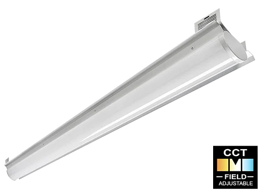 LED Linear Strip Retrofit Kit, 4 Foot, 30W, Field-Adjustable Color and Power