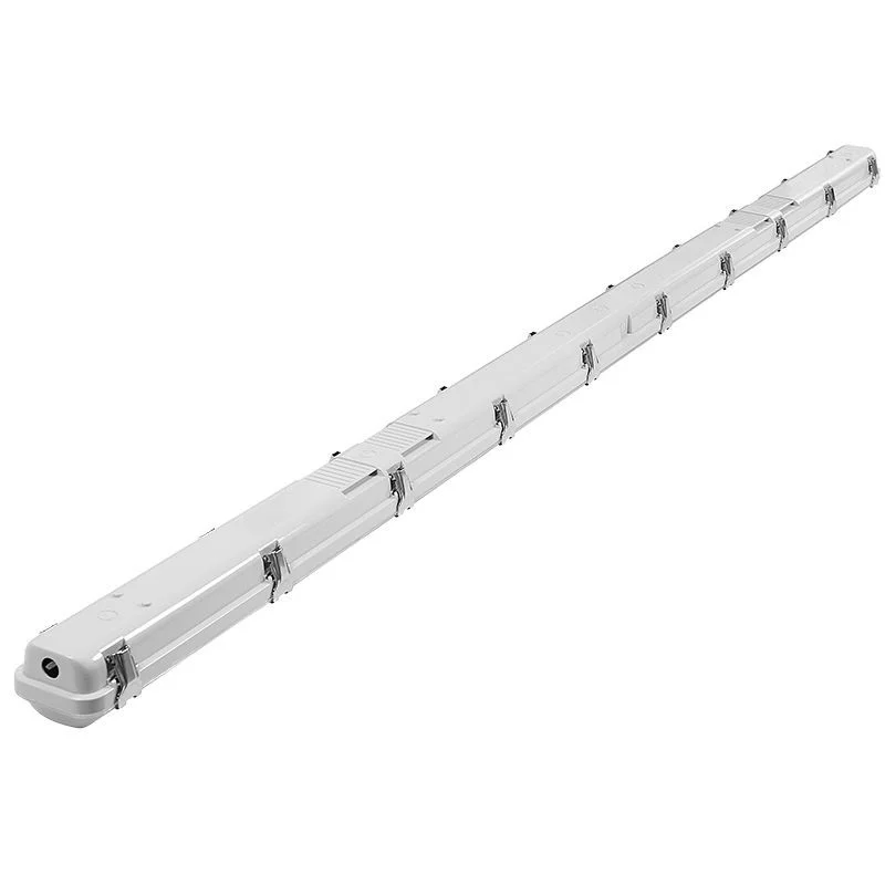 8Ft. Builder Series Linear Vapor-Tight Fixture, Sensor and Emergency Backup, CCT & Wattage Selectable, 45W-65W - view 2