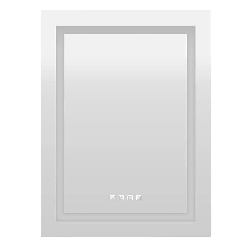 LED Medicine Cabinet 24x32x5in, 120V, 24W, 27-65K CCT CRI>90, Dim., With Deforger