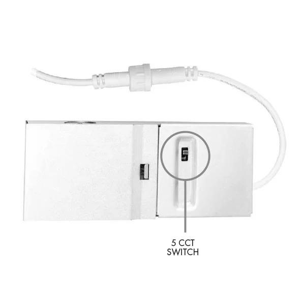 LED Mini, 15W, 5CCT, 120-277VAC, 0-10V Driver