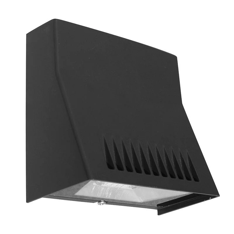 LED Mini Cutoff Wallpack, 12W, 1320 lumens, 3000K CCT, Black