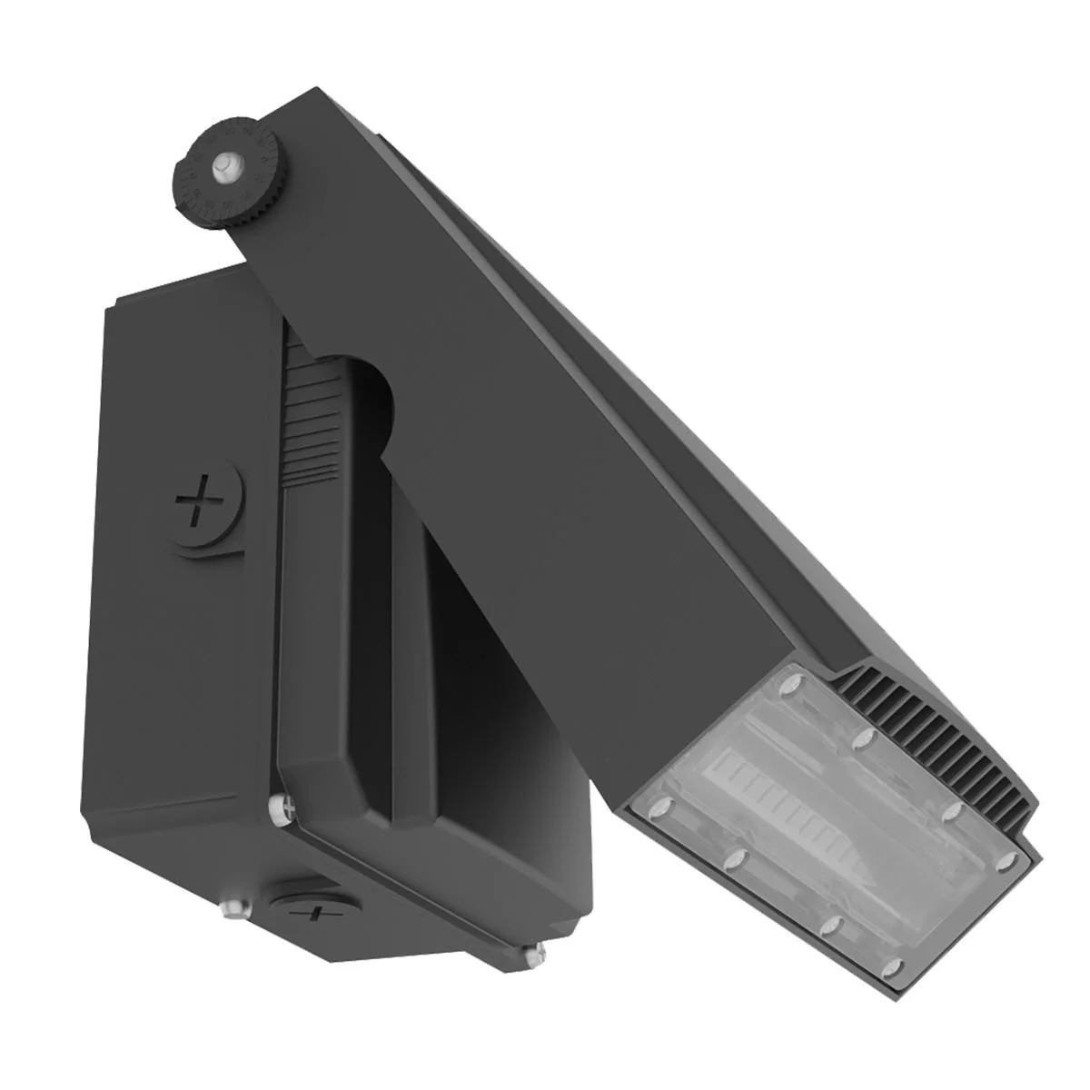 LED Multi W Multi CCT Adjustable Wall Pack, 20W/30W/40W/50W, 3000K/4000K/5000K