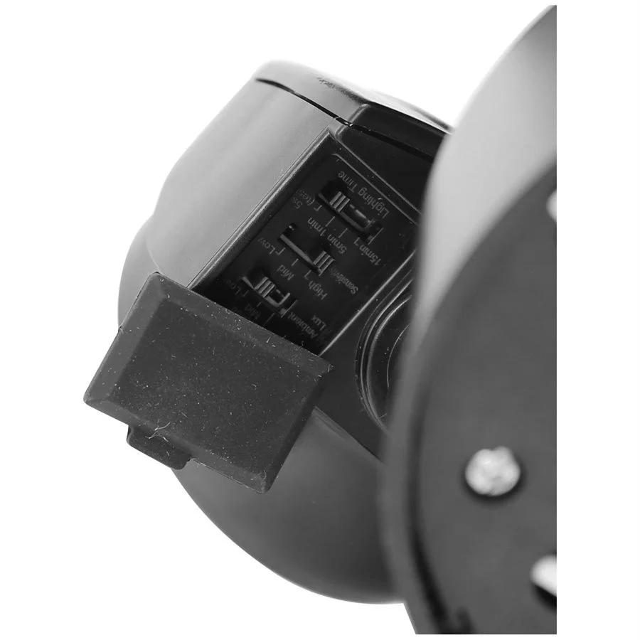 LED Outdoor Dual Head Security Light with Photocell & Motion Sensor, 20W, 1800 lumens, 3000K, 120V, Black - view 2