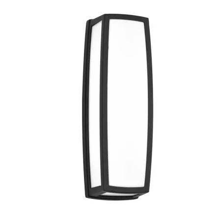 LED Outdoor Wall Light, 16W, 120V, 740lm, 3000K|4000K, Black, Acrylic Shade, 15.2" x 5.1" x 5.3"