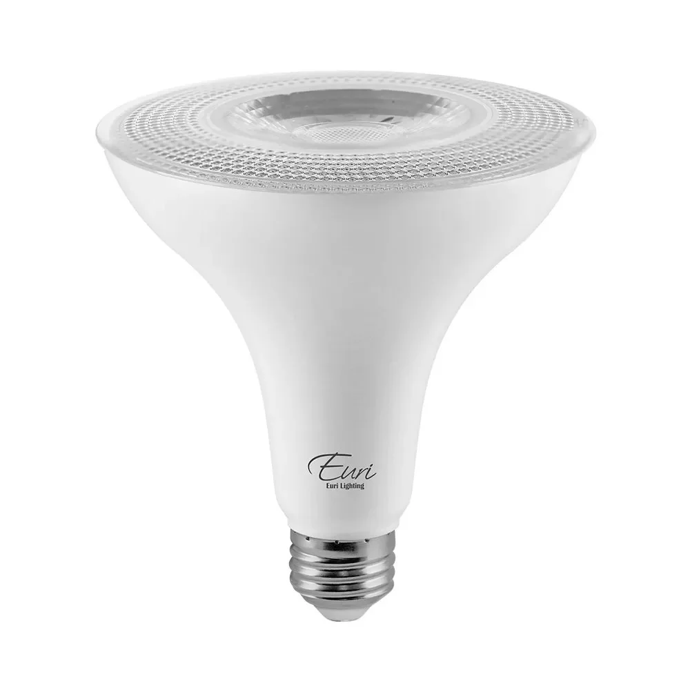 LED PAR38 Lamp, 12W, 1050lm, 5000K, 120V, 40°, E26, Wet Rated, Dimmable, 2-Pack