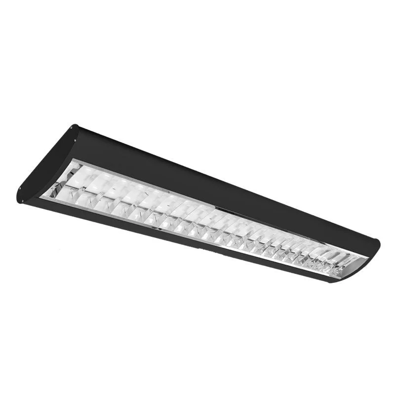 LED Parabolic Suspended Down Light, 4FT, 50W, Multi Color Temperature, Dimming, Black - view 2