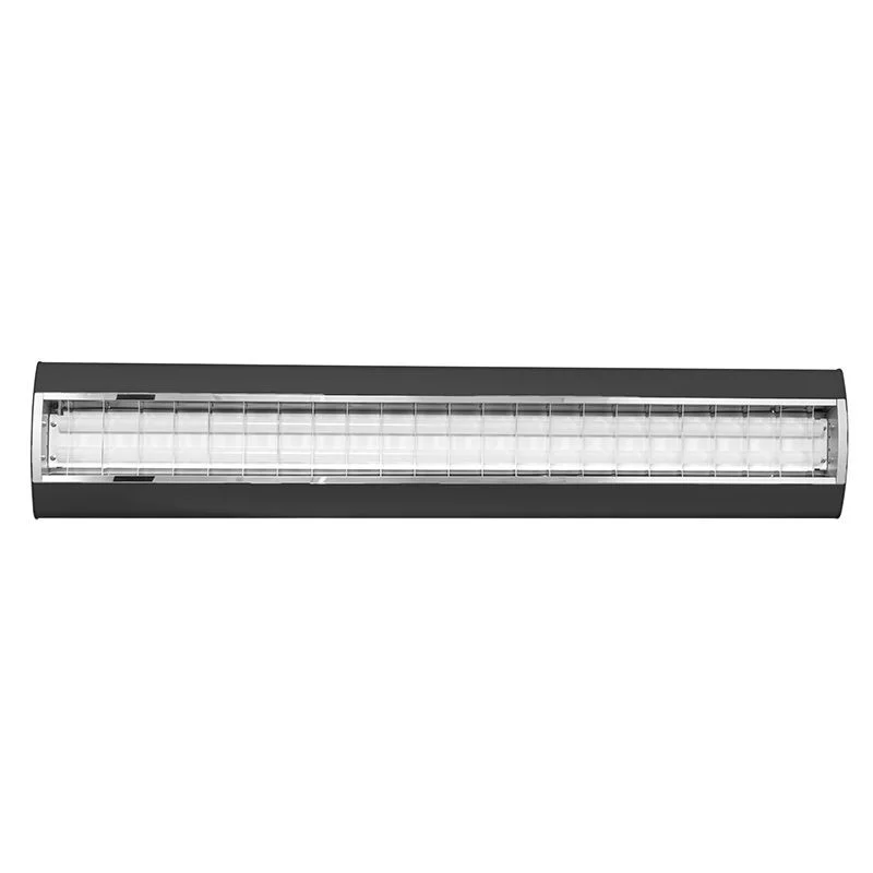 LED Parabolic Suspended Down Light, 4FT, 50W, Multi Color Temperature, Dimming, Black - view 4