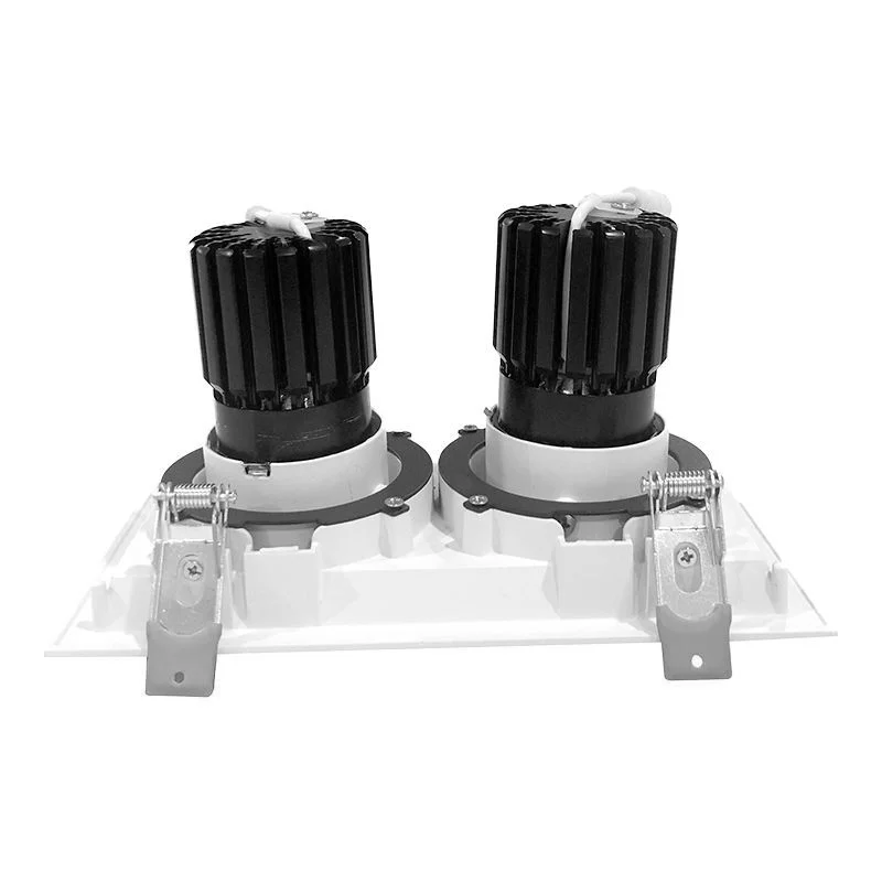 LED Recessed Light With 2 Slot White Trim - view 2