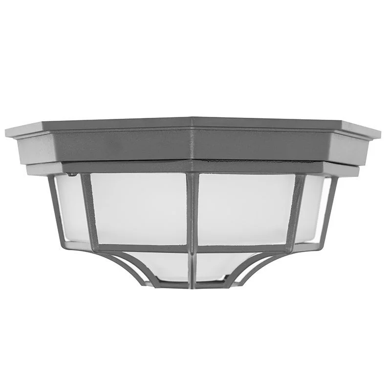 LED Residential Lantern, Multi CCT, Die-cast Aluminum Back Plate, Frosted Glass Lens, Pre-Wired Photocell - view 2
