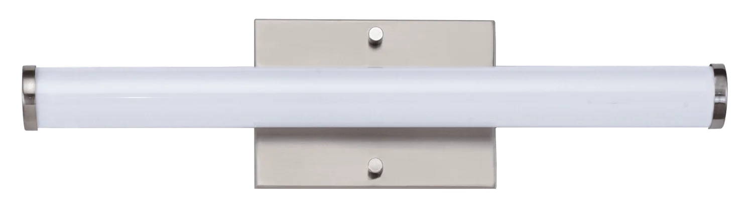 LED Round Linear Vanity Light, 18", Brushed Nickel or Matte Black