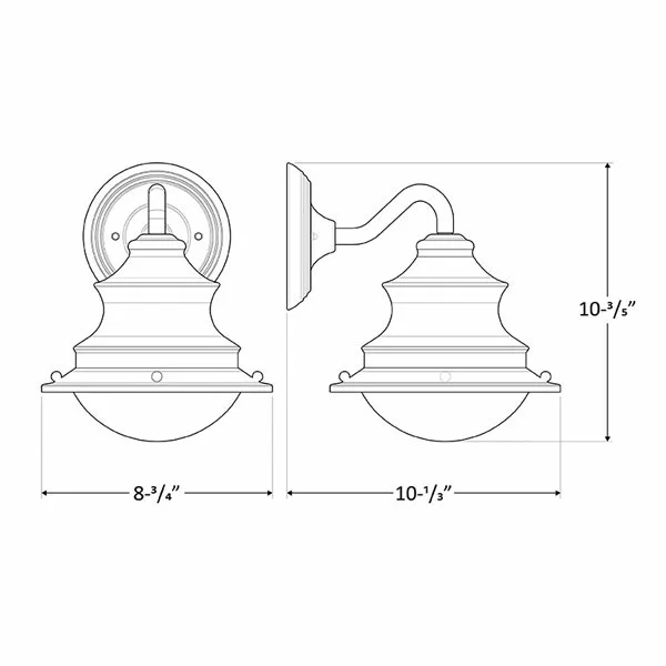 LED Seaside Wall Light 12W 5CCT NON-DIM - view 2