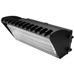 LED Semi Cut-Off Wall Pack, 70W, 120-277V, 5000K, Dark Bronze, Photocell
