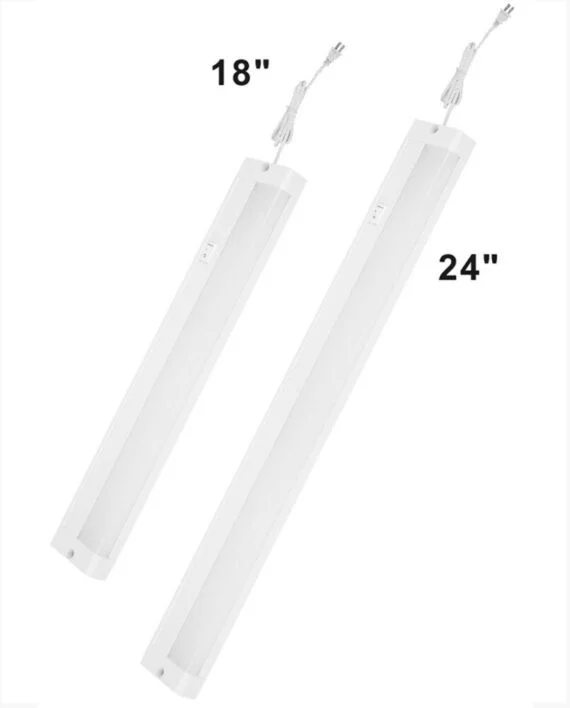LED Slim Undercabinet, 18", 9W, 5000K, 650 Lumens, 120V