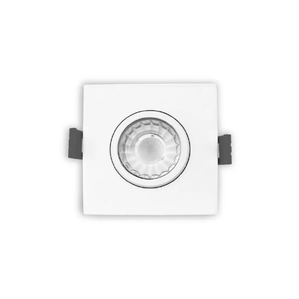 LED Spotlight Canless Gimbal, 8W, 3" Round, 5 CCT Selectable