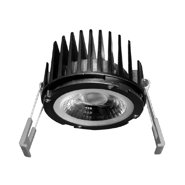 LED Spotlight, Canless, Regressed Interchangeable Trim, Round Smooth White