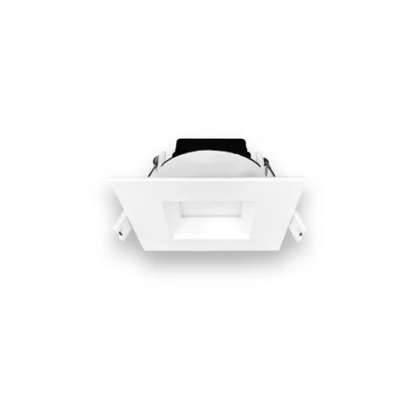 LED Spotlight, Canless Regressed Mini Panel, High Output, 5CCT, Square, Wet Rated, Triac Dimmable, IC Rated