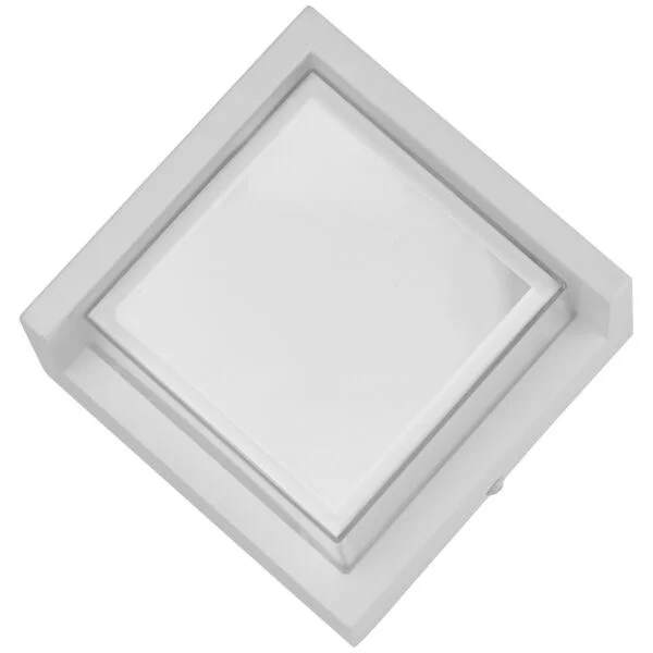 LED Square Modern Outdoor Light Fixture, 12W, Square, White, CCT Selectable 30K/40K/50K, 90 CRI - view 2