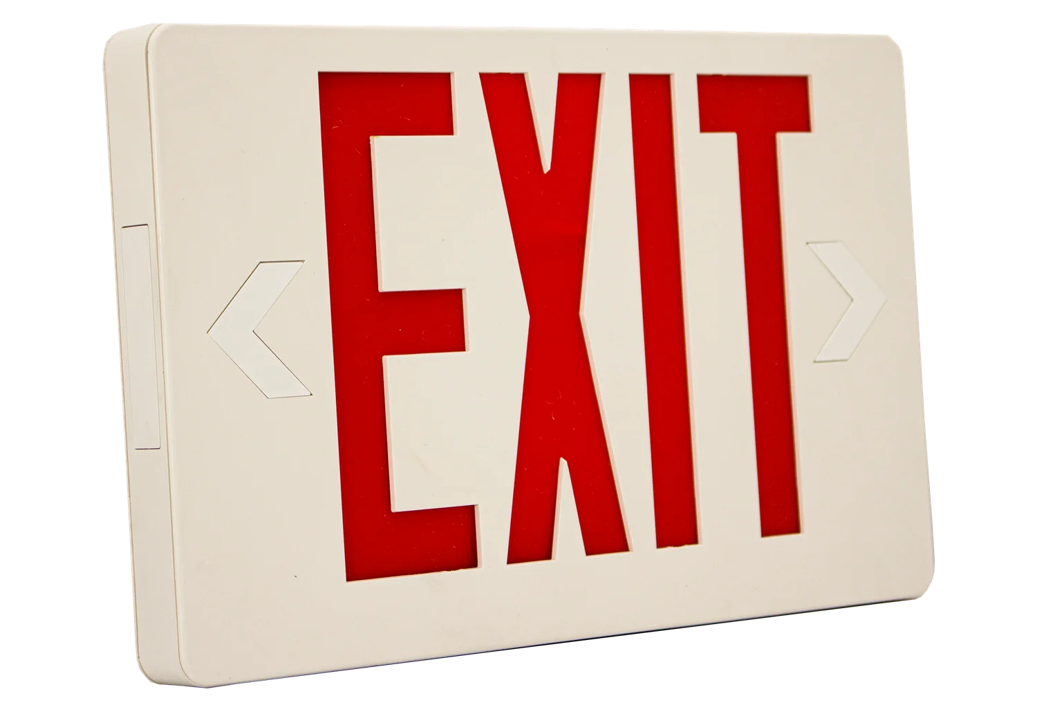 LED Super Slim Exit Sign with Emergency Battery Backup