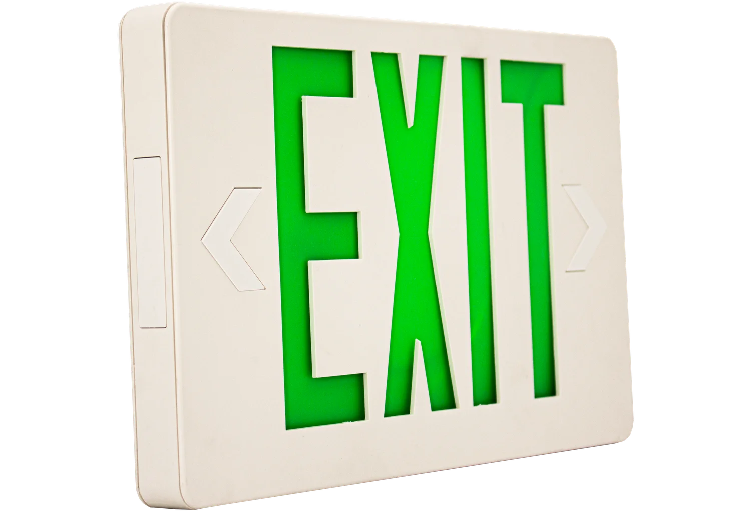 LED Super Slim Exit Sign with Emergency Battery Backup - view 2