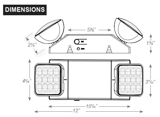 Best Lighting LED Thermoplastic Emergency Light - view 2