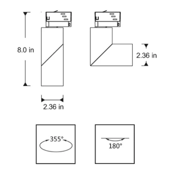 Westgate Manufacturing LED Track Lights, 120V - view 2