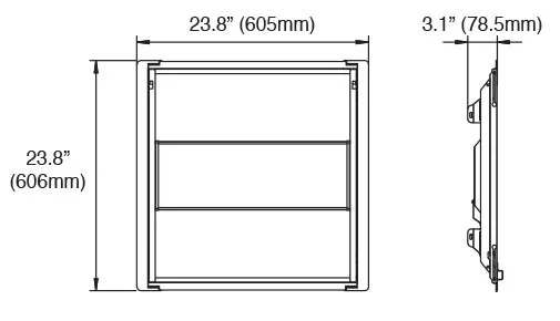 LED Troffer Retrofit Kit, 1'x4', 83+ CRI, Field Adjustable CCT - view 2