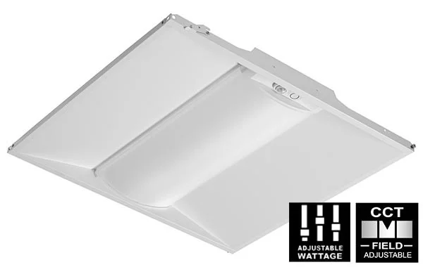 LED Troffer Retrofit Kit, 2'x2', Field Adjustable, 83+ CRI, 3000K/3500K/4000K/5000K CCT