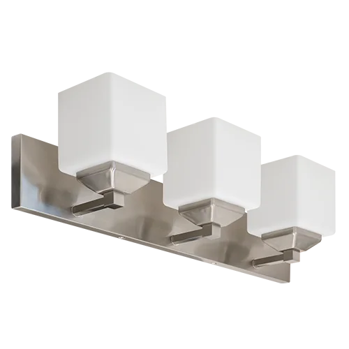 LED Vanity Light, 24", 3-Light, 24W, 3000K, Brushed Nickel