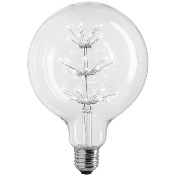 LED Vintage Star Light Bulb, 1.8W, Clear, 2300K - view 2