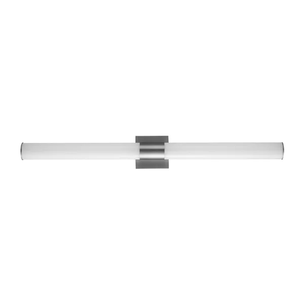 LED Wall Mount Vanity Wall Sconce, 3-CCT Selectable, 36" Round, Brushed Nickel Finish