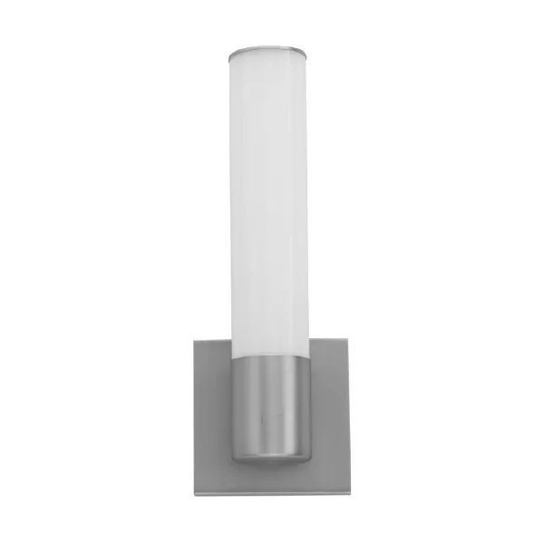 LED Wall Mount, Vanity Wall Sconce, 5-CCT Selectable, Round, Brushed Nickel Finish