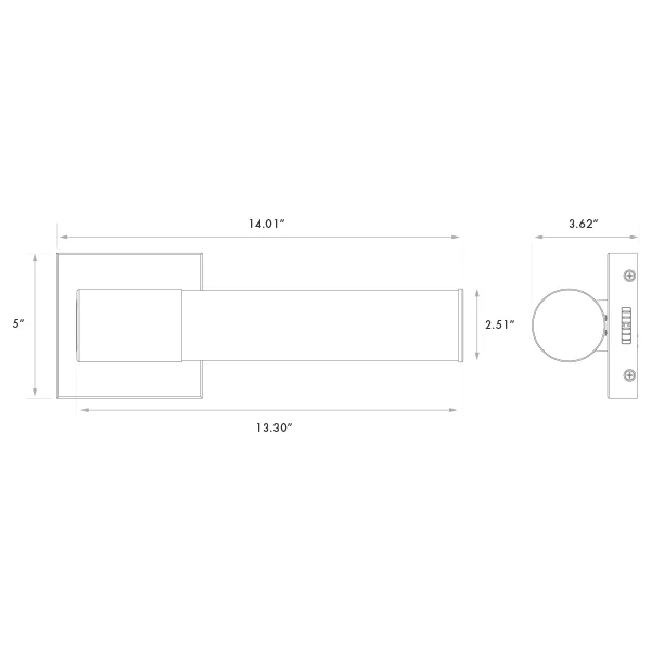 LED Wall Mount, Vanity Wall Sconce, 5-CCT Selectable, Round, Brushed Nickel Finish - view 2