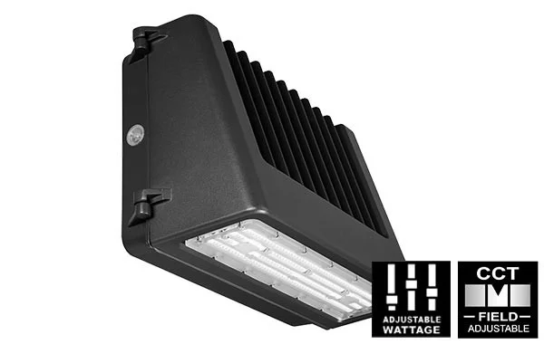 LED Wall Pack, 80W, Field Adjustable, 3000K/4000K/5000K