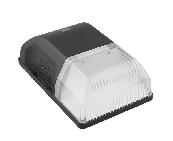 LED Wall Pack Fixture, Striped Clear Plastic Lens, 30W, 5000K - view 3