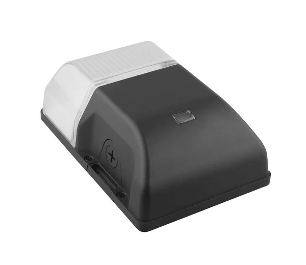 LED Wall Pack Fixture, Striped Clear Plastic Lens, 30W, 5000K - view 5