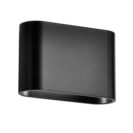 LED Wall Sconce, 17W, 1150lm, 120-277V, 3000K|4000K, Black Acrylic
