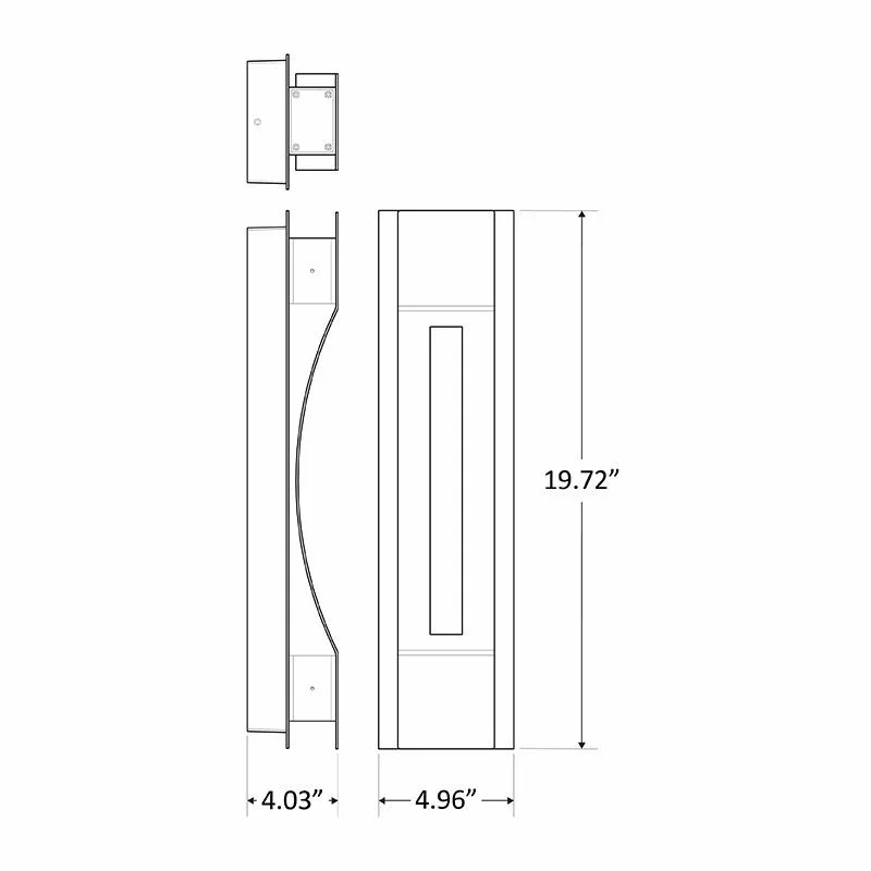 20 W LED Wall Sconce, Bronze Finish - view 4