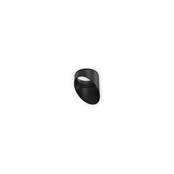 LEDCYL 2.5" Cylinder Wall Washer Snoot, Black Finish, for LT43720~50 Series