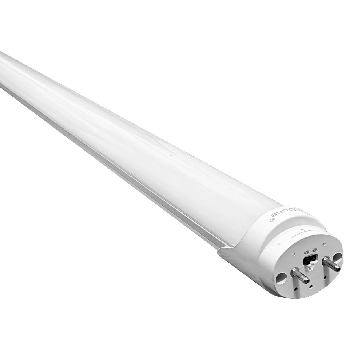 LEDone LOC-T88FTB-38W LED T8 8' Linear Tube, 38W, 4000K/5000K CCT Selectable, Type B Double Ended, FA8/R17D Convertib...