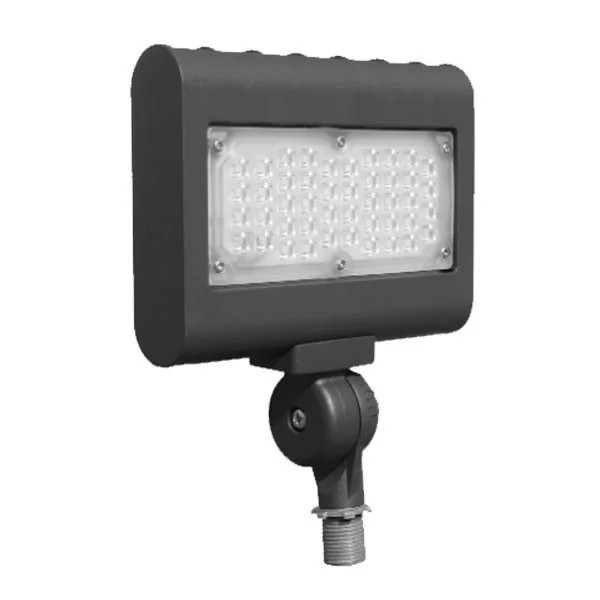 LF3-HL Flood Light, 30W, 4000K, 120~277V, Type II Optic Lens, Dimmable, Knuckle Mount