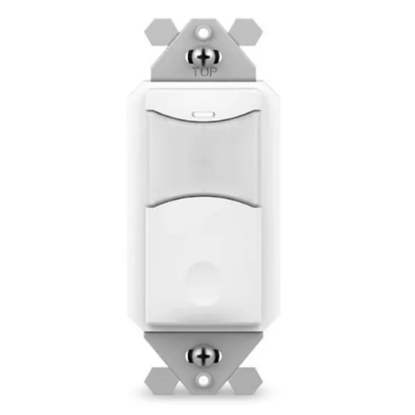 Line Voltage Wall Switch Sensor - 2 Pole Kit w/ Dual Tech Photocell & Sidecar Switch