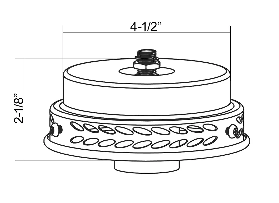 LK10 Ceiling Fan Light Fitter, 1x9.5 W A19 Lamp Included - view 2