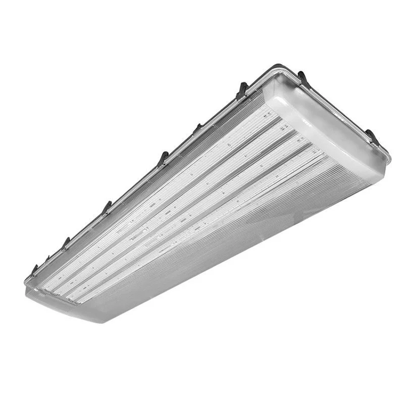 LLVT Series 4FT 100W Multi-Color Temperature Dimmable LED Fixture, Grey Finish