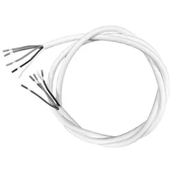 Long Lighting Suspension White Power Wire, 18 Gauge, 5 Conductor, SJT, 6 Feet