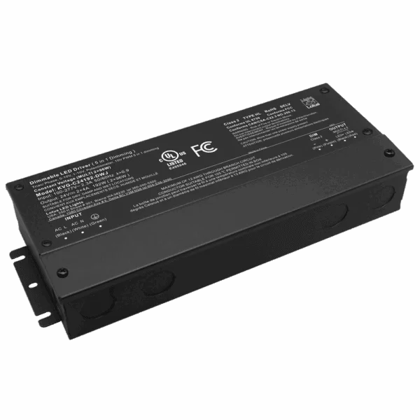 Lotus LED Lights 24V Constant Voltage 192W Driver, 5-in-1 Dimmable, KVG-C24192-DWJ