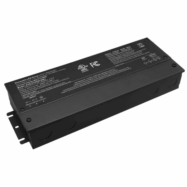 Lotus LED Lights 24V Constant Voltage 288W Driver, 5-in-1 Dimmable, KVG-C24288-DWJ