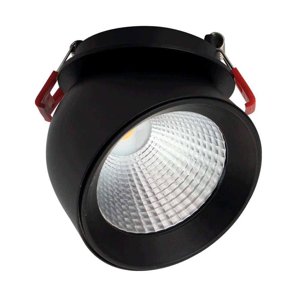 Lotus LED Lights 3" Bullet Floating Gimbal LED, 14W, Adjustable, 5CCT Selectable, White/Black Trim - view 2