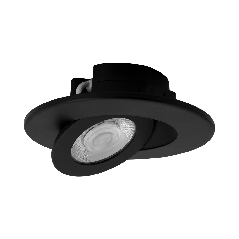 Lotus LED Lights 4" Multi Fit Floating Gimbal, 9W, 5CCT Selectable, CRI 90+, J-Box or Can Retrofit - view 3