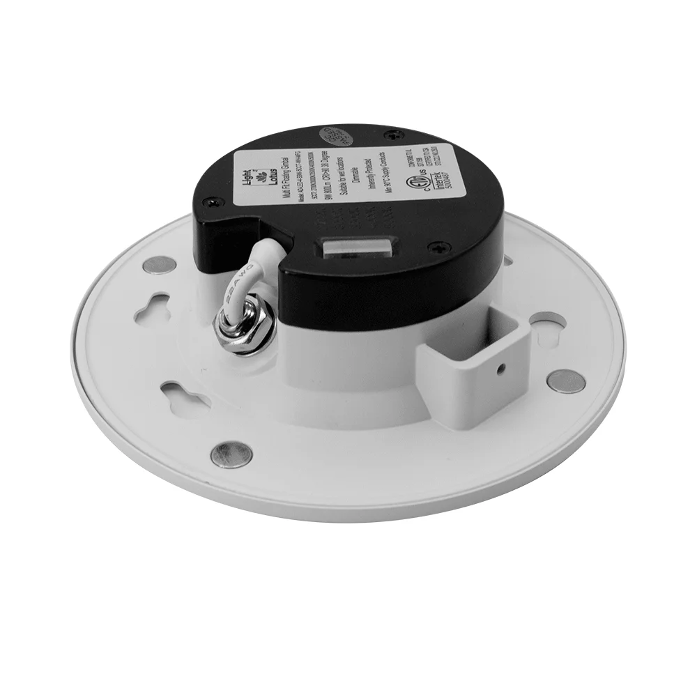 Lotus LED Lights 4" Multi Fit Floating Gimbal, 9W, 5CCT Selectable, CRI 90+, J-Box or Can Retrofit - view 5